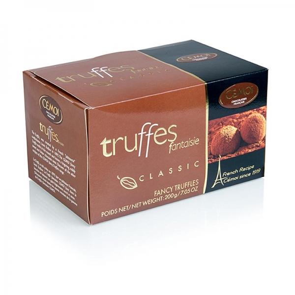 Trüffel Konfekt - Pralinen (Truffes), Cémoi, Frankreich, 200g