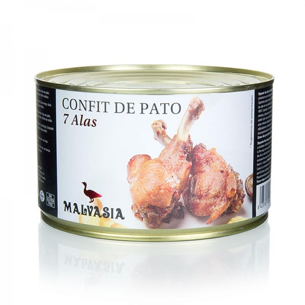 Entenflügel Confit, 7 Stück, Malvasia, 1,1 kg