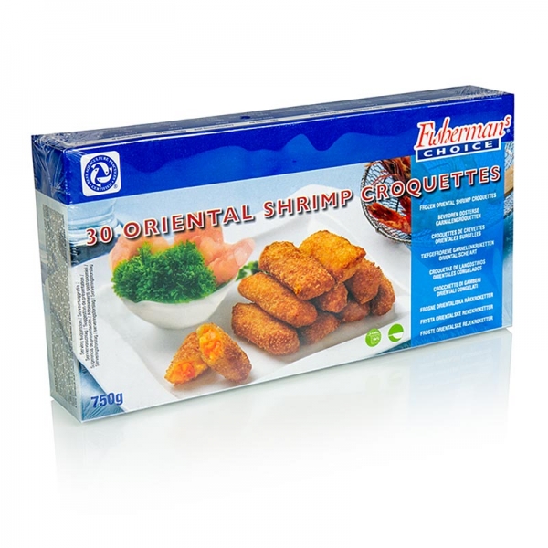 Garnelenkroketten "Orientalische Art", 30 Stück, Fishermans Choice, TK, 750g, 30 St
