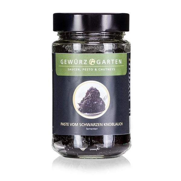 Gewürzgarten Paste vom schwarzen (fermentierten) Knoblauch, 100%, 250g