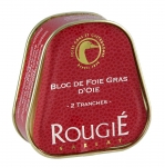 Gänseleberblock, Trapez, 98% Foie Gras, Rougié, 75g